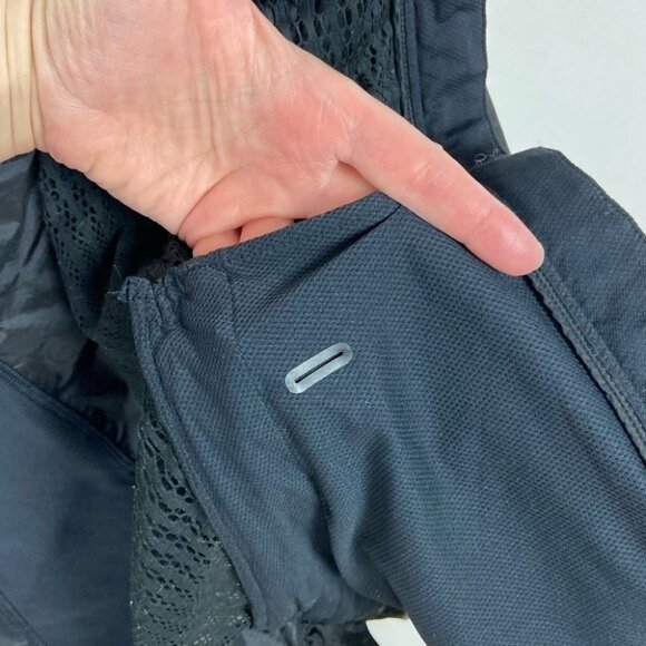 Lululemon Black Mesh Running Jacket Coat Size 4 Lightweight Nothin Hide Travel - Picture 13 of 16